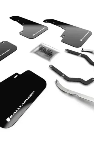 Rally Armor Rally Armor 18-23 Subaru Crosstrek Black UR Mud Flap w/White Logo Flash Sale
