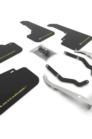Rally Armor Rally Armor 18-23 Subaru Crosstrek Black UR Mud Flap w/Yellow Pearl Logo Hot Deal