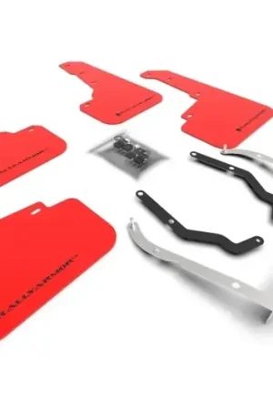 Super Sale Rally Armor Rally Armor 18-23 Subaru Crosstrek Red UR Mud Flap w/Black Logo