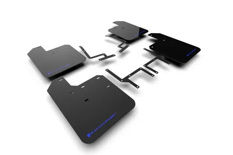 Rally Armor Rally Armor 18-24 Jeep JL Wrangler Black UR Mud Flap w/Blue Logo Grab Now