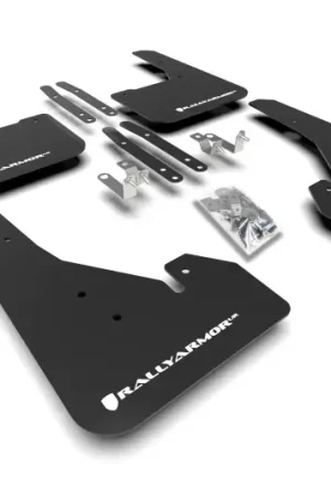 Weekend Sale Rally Armor Rally Armor 18-24 Toyota Corolla Hatchback Black UR Mud Flap White Logo