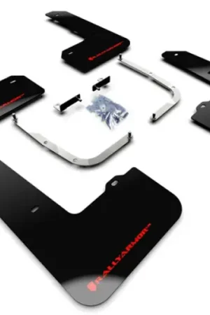 Buy Today Rally Armor Rally Armor 19-22 Hyundai Veloster N Black UR Mud Flap w/ Red Logo