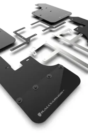 Sale Rally Armor Rally Armor 19-24 Jeep Gladiator JT (Incl. Overland/Sport/Sport S) Black Mud Flap w/Grey Logo