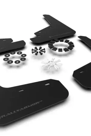 Budget Rally Armor Rally Armor 20-24 Tesla Model Y Black UR Mud Flap w/Dark Grey Logo