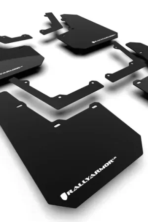 Rally Armor Rally Armor 2024 Tesla Cybertruck Black UR Mud Flap White Logo Warranty Included