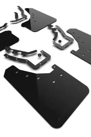 Weekend Sale Rally Armor Rally Armor 2024 Toyota Tacoma Gen 4 Black UR Mud Flap w/Metallic Black Logo