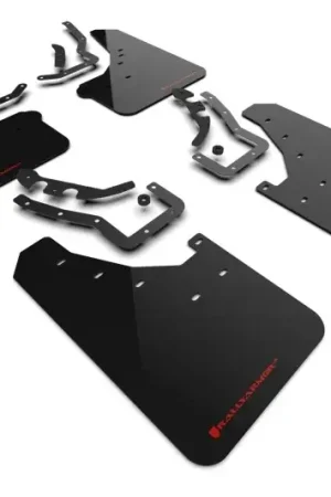 Rally Armor Rally Armor 2024 Toyota Tacoma Gen 4 Black UR Mud Flap w/Red Logo Secure Checkout