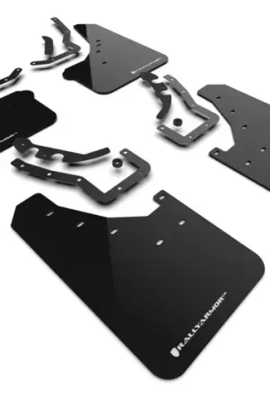 Rally Armor Rally Armor 2024 Toyota Tacoma Gen 4 Black UR Mud Flap w/White Logo Weekend Sale
