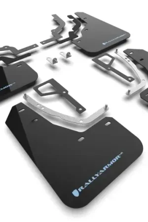 Best Choice Rally Armor Rally Armor 2025 Hyundai Ioniq 5 N Black Mud Flap w/Light Blue Logo