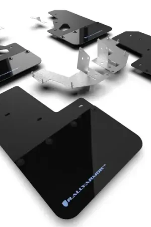 Rally Armor Rally Armor 21-24 Ford Bronco (Plstc Bmpr + RR - NO Rptr/Sprt) Blk Mud Flap w/Area Blue Logo Brand New