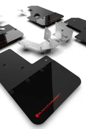 Sale Rally Armor Rally Armor 21-24 Ford Bronco (Plstc Bmpr + RR - NO Rptr/Sprt) Blk Mud Flap w/Red Logo