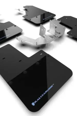 Reduced Price Rally Armor Rally Armor 21-24 Ford Bronco (Plstc Bmpr - NO Rptr/Sprt - NO RR/RB) Blk Mud Flap w/Area Blue Logo