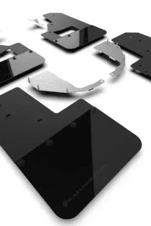 Today Only Rally Armor Rally Armor 21-24 Ford Bronco (Steel Bmpr + RB - NO Rptr/Sprt) Blk Mud Flap w/Met. Blk Logo