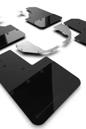 Rally Armor Rally Armor 21-24 Ford Bronco (Steel Bmpr - NO Rptr/Sprt - NO RR/RB) Blk Mud Flap w/Met. Blk Logo Time-Limited