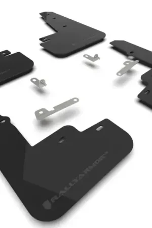 Rally Armor Rally Armor 21-24 Ford Mustang Mach-E/GT/Rally Black UR Mud Flap w/Dark Grey Logo Low Price