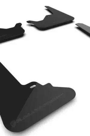 No Minimum Order Rally Armor Rally Armor 21-24 Tesla Model S/ S Plaid Black UR Mud Flap w/Metallic Black Logo