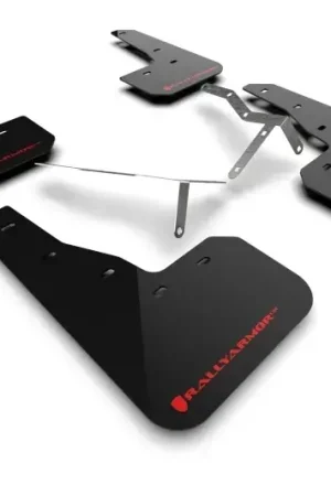 Rally Armor Rally Armor 22-24 Honda Civic/Civic Si/Sport Black UR Mud Flap w/Red Logo Express Delivery
