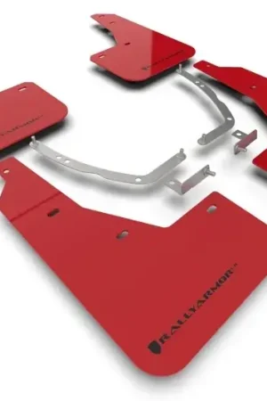 Rally Armor Rally Armor 22-24 Hyundai Ioniq 5 Red Mud Flap w/Black Logo In Demand