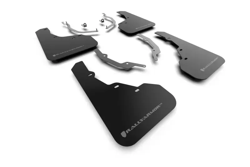 Rally Armor Rally Armor 22-24 Hyundai Santa Cruz Black Mud Flap w/Grey Logo Sale