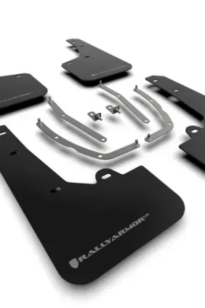 One Day Deal Rally Armor Rally Armor 22-24 Hyundai Tucson Black UR Mud Flap w/Grey Logo