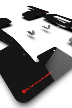 Rally Armor Rally Armor 22-24 Rivian R1T Black UR Mud Flap w/Red Logo Limited Time