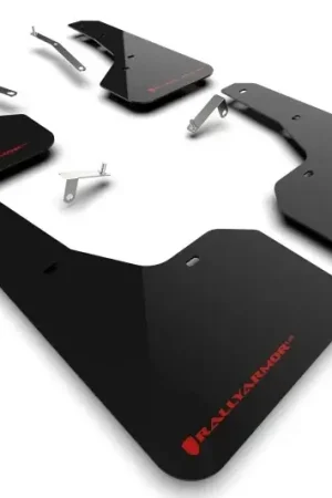 Exclusive Offer Rally Armor Rally Armor 22-24 Subaru Forester (Incl. Wilderness) Black UR Mud Flap w/Red Logo
