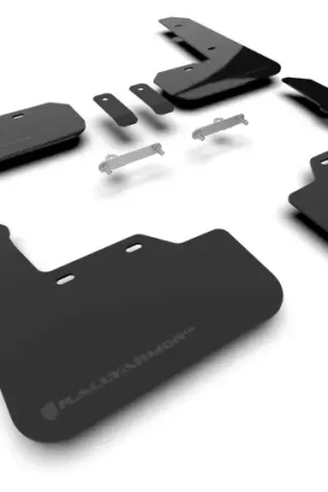 Modern Rally Armor Rally Armor 22-24 Subaru WRX Black UR Mud Flap - Metallic Black Logo