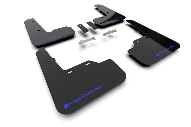 Rally Armor Rally Armor 22-24 Subaru WRX Black UR Mud Flap w/Blue Logo Money Back Guarantee