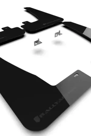 Rally Armor Rally Armor 22-24 Tesla Model X Black UR Mud Flap - Metallic Black Logo Secure Checkout