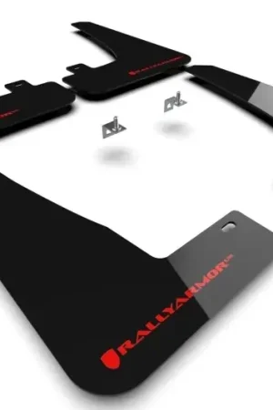 Rally Armor Rally Armor 22-24 Tesla Model X Black UR Mud Flap w/Red Logo Seasonal Sale