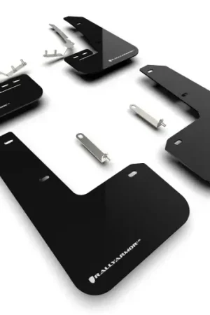 Rally Armor Rally Armor 22-24 VW MK8 Golf GTI/R Black UR Mud Flap w/White Logo Special Offer