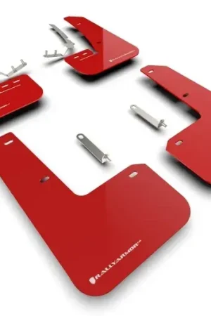 New Arrival Rally Armor Rally Armor 22-24 VW MK8 Golf GTI/R Red UR Mud Flap w/White Logo