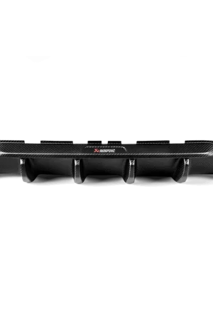 Price Drop Akrapovic Rear Carbon Fiber Diffuser - Matte with Red/White Logo (F90 M5 18+)