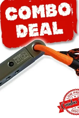 Flash Sale Carbon Offroad Recovery Hitch and Soft Shackle Combo Deal
