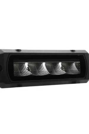 Professional Grade Ignite Rectangle LED Work Lamp/Reverse Lamp 80X60Deg 9-36V 24W 4 Leds Blk Housing 3,200Lmns