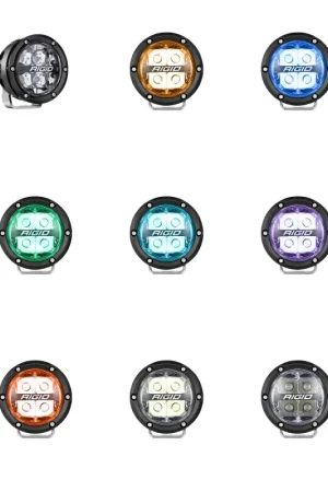 Rigid Industries Rigid Industries 360-Series 4in LED Off-Road Spot Beam - RGBW (Pair) Buy Direct