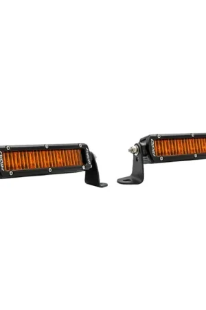 Rigid Industries Rigid Industries SR-Series SAE 6in. w/ Amber PRO Lens (Pair) Worldwide Shipping