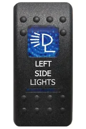 Superior Engineering Rocker Switch Left Side Lights Blue Printed Lens Each In Demand