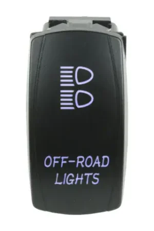 Superior Engineering Rocker Switch Off-road Lights Blue LED Each Must Have