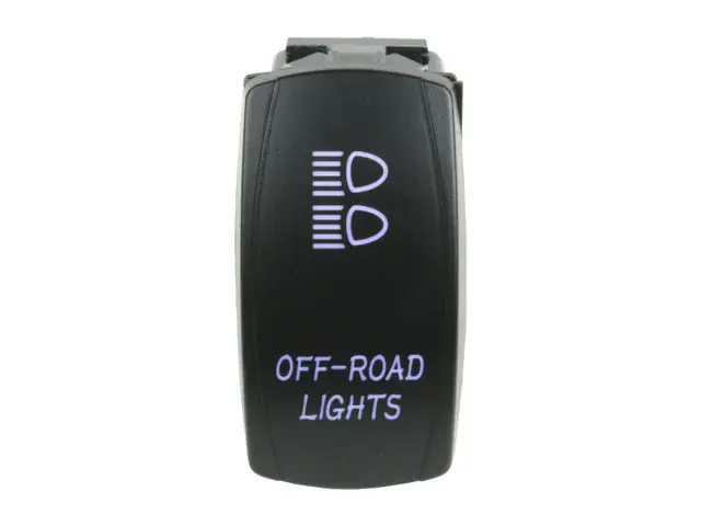 Superior Engineering Rocker Switch Off-road Lights Blue LED Each Must Have
