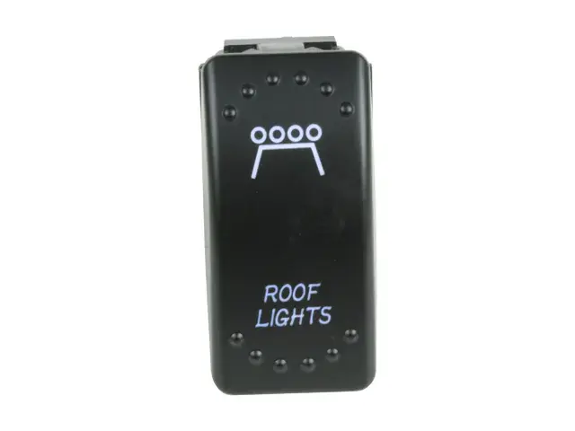 Superior Engineering Rocker Switch Roof Lights Blue LED Each Direct From Factory