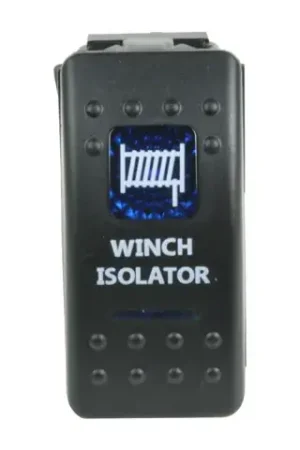 Superior Engineering Rocker Switch Winch Isolator Blue Printed Lens Each Low Price