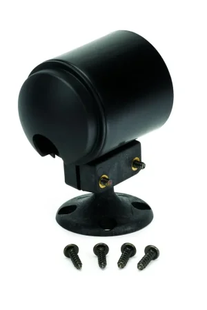 Limited Edition Autometer Roll Pod Pedestal Fits 2-1/16" Gauge Black