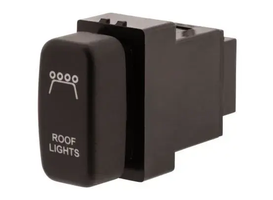 Hulk 4x4 Roof Light Push Button Switch - Blue (Pajero/Triton 02-15) Mega Sale