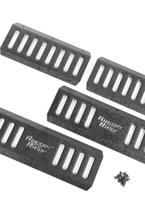 Rugged Ridge RRC Side Armor Guard Plates 07-18 Jeep Wrangler JKU Original