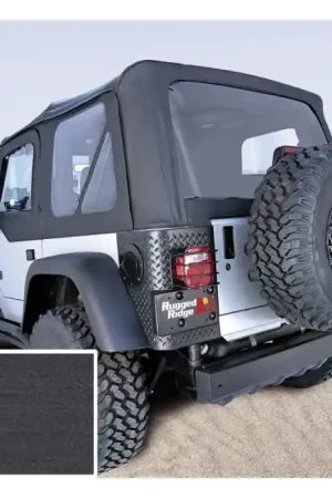 Don’t Miss Out Rugged Ridge S-Top Door Skins Black Clear Windows 97-02 Jeep Wrangler TJ