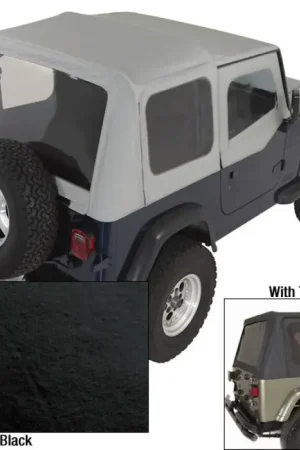 Buy Online Rugged Ridge S-Top Door Skins Black Tinted Windows 88-95 Jeep Wrangler YJ