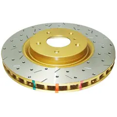 Popular DBA 4000 Series XS Drilled \\u0026 Slotted Brake Rotor - Each - Front
