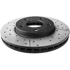 Place Order DBA Street Series X Drilled \\u0026 Slotted Brake Rotor - Each - Front