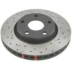 DBA 4000 Series XS Drilled \\u0026 Slotted Brake Rotor - Each - Rear High Quality